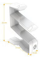 Suporte de Mesa para 2 Controles + Headset – Compatível com Xbox One / Xbox Series X|S / PS5