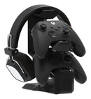 Suporte de Mesa para 2 Controles + Headset – Compatível com Xbox One / Xbox Series X|S / PS5