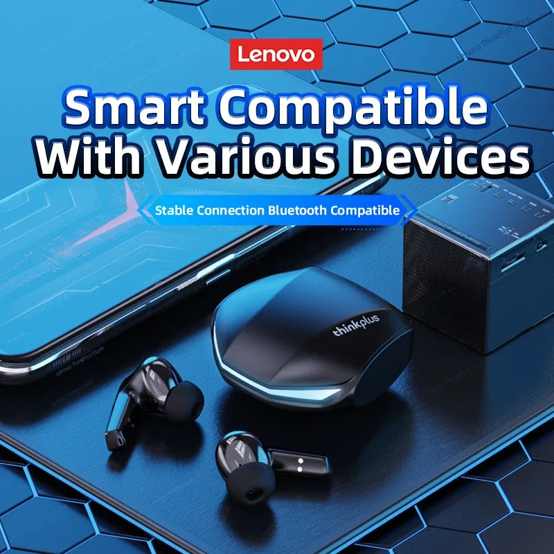 Fone de Ouvido Gamer Lenovo GM2 Pro Bluetooth 5.3