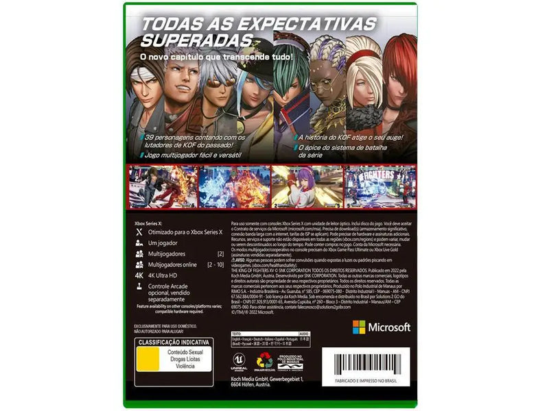 The King of Fighters XV - Xbox Series X - Mídia Física