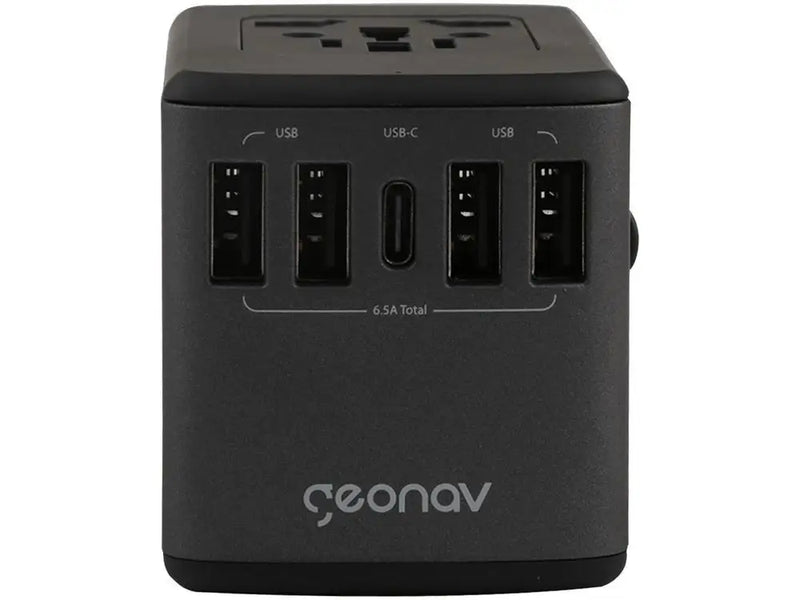 Plug Charger com 4 Entradas USB e 1 USB-C – Carregamento Rápido e Inteligente