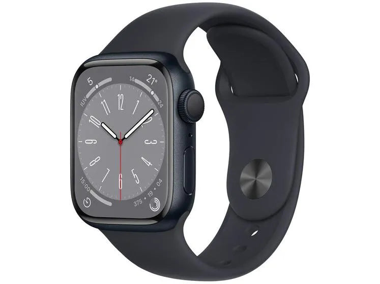 Apple Watch Series 8 41mm GPS Caixa Meia-noite Alumínio Pulseira Esportiva