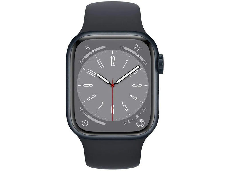 Apple Watch Series 8 41mm GPS Caixa Meia-noite Alumínio Pulseira Esportiva